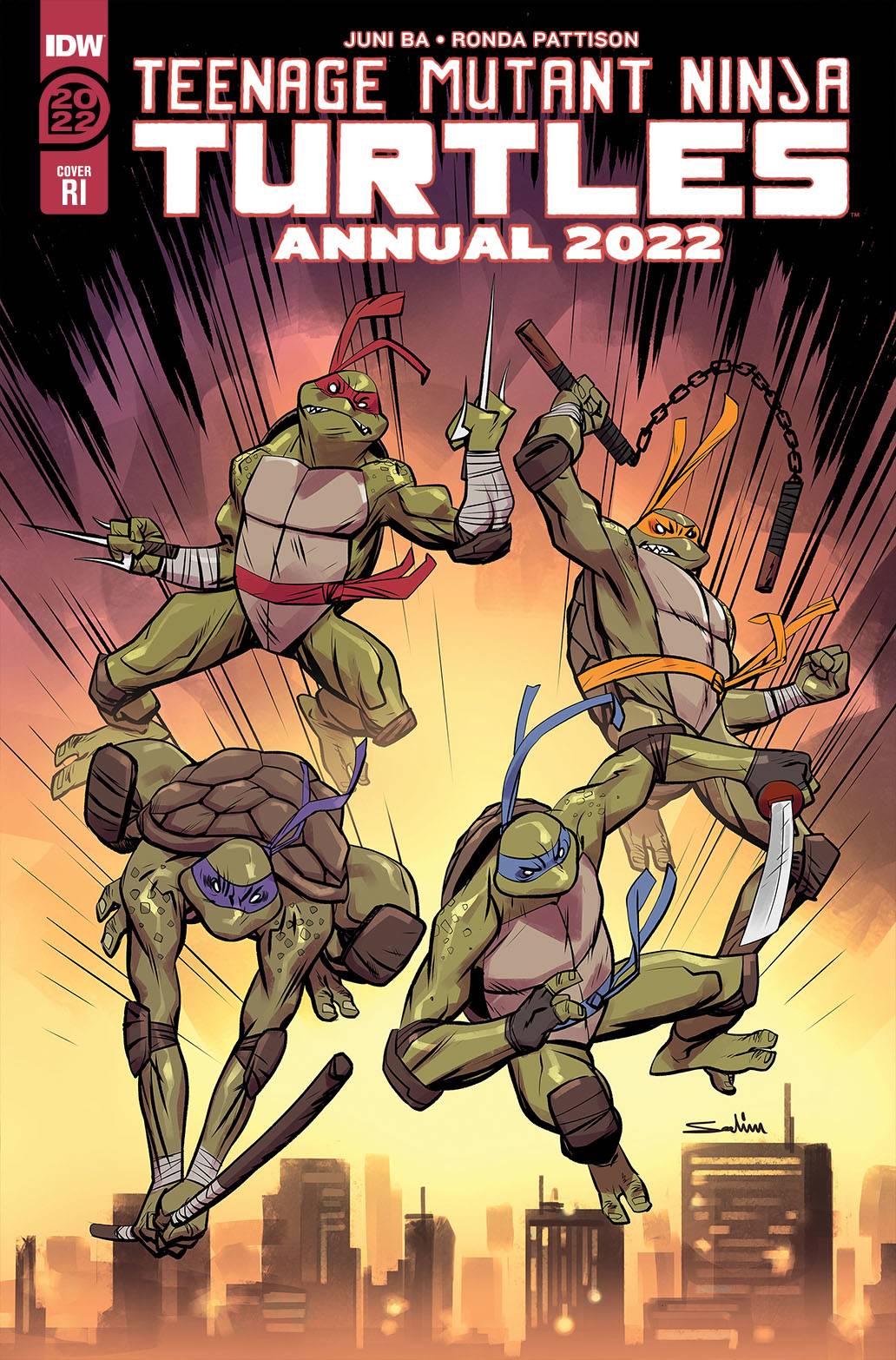 TMNT ANNUAL 2022 BUSURU 1:10 VARIANT TMNT IDW PUBLISHING   