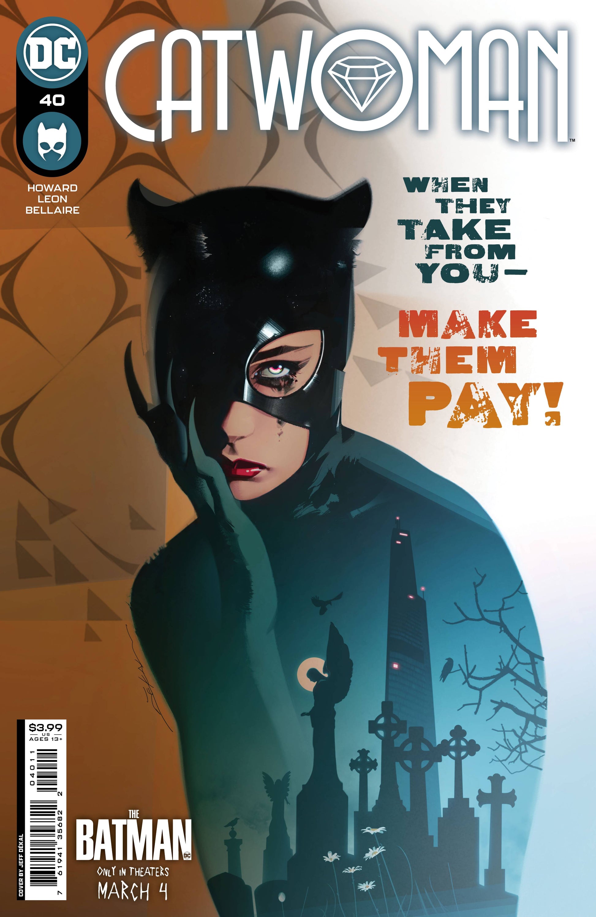 CATWOMAN #40 CVR A JEFF DEKAL 2022 Catwoman DC COMICS   
