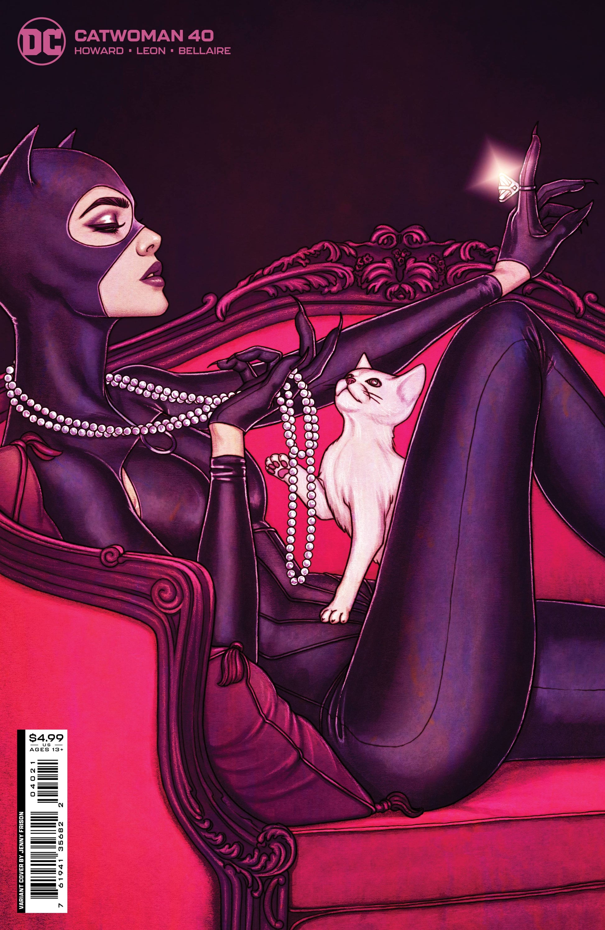 CATWOMAN #40 CVR B JENNY FRISON CARD STOCK VARIANT 2022 Catwoman DC COMICS   