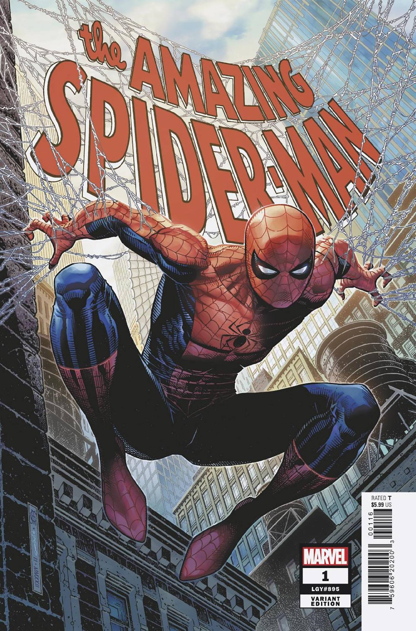 AMAZING SPIDER-MAN #1 CHEUNG 1:50 VARIANT 2022 Spider-Man MARVEL PRH   