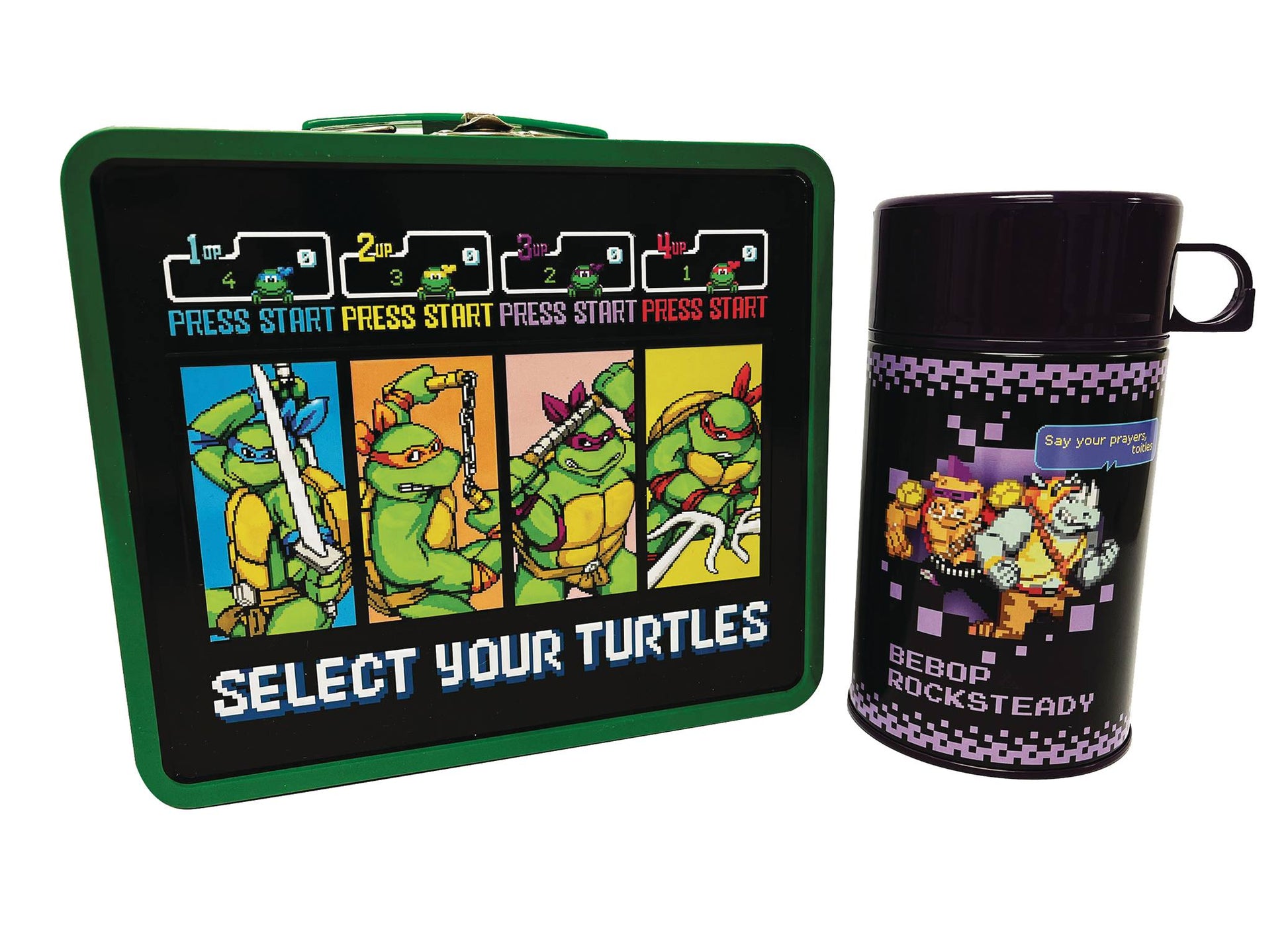 TIN TITANS TMNT ARCADE PX LUNCHBOX & BEV CONTAINER  SURREAL ENTERTAINMENT   