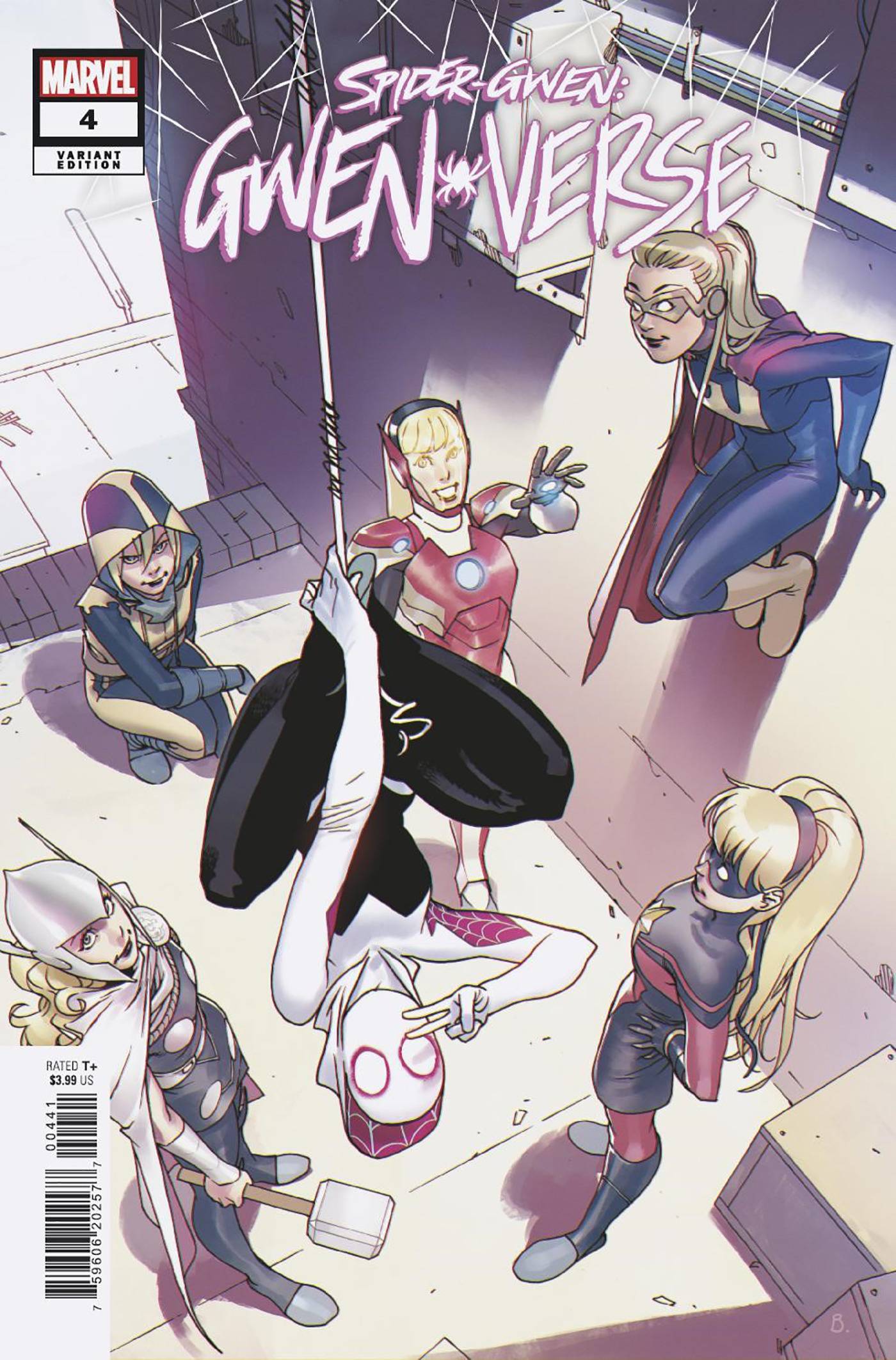 SPIDER-GWEN GWENVERSE #4 BENGAL 1:25 VARIANT 2022 Spider-Gwen MARVEL PRH   