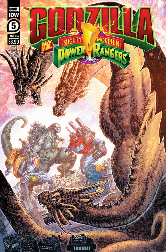 GODZILLA VS MMPR #5 (OF 5) CVR A WILLIAMS 2022