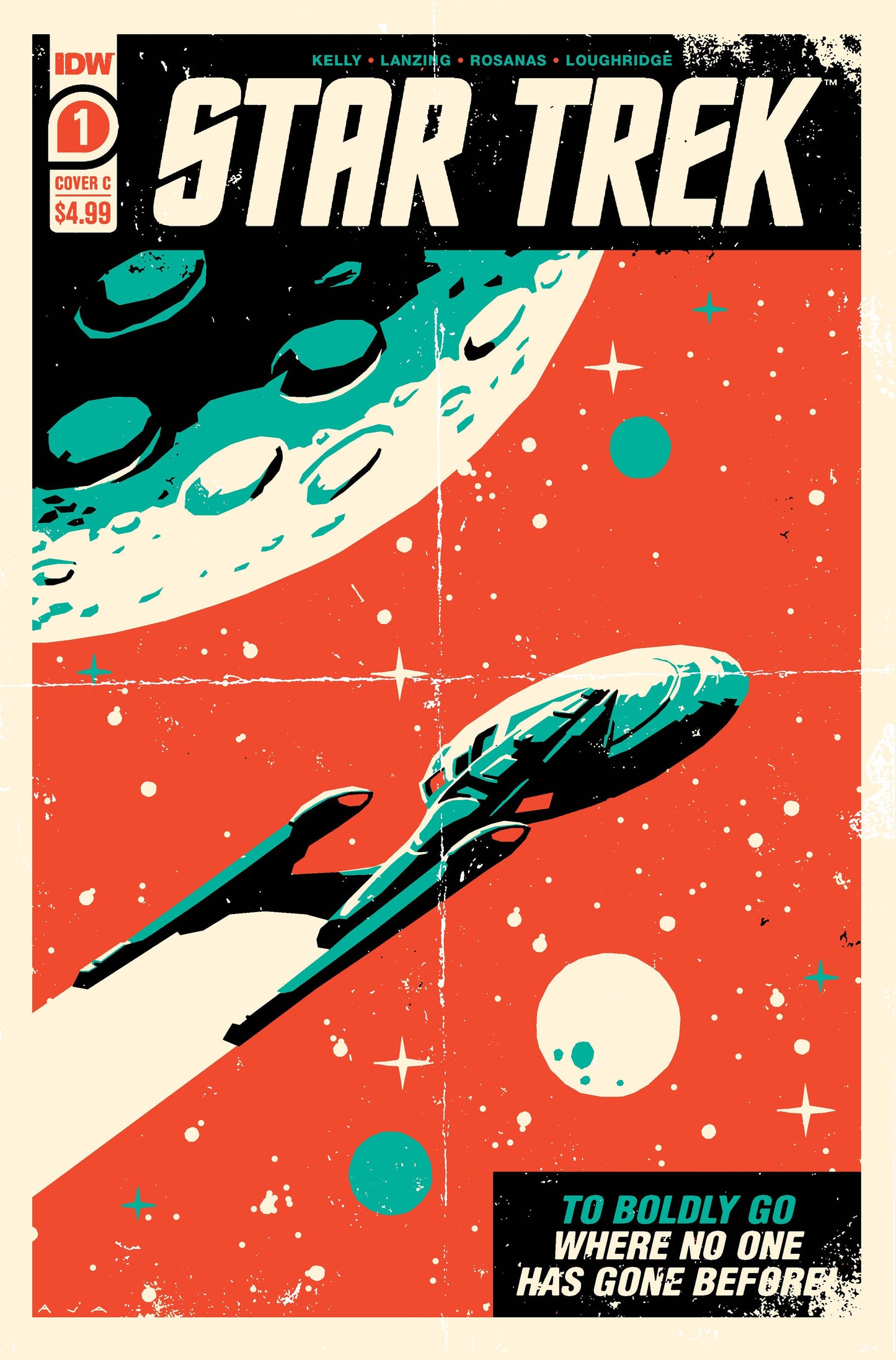 STAR TREK #1 CVR C AJA VARIANT 2022 Star Trek IDW PUBLISHING