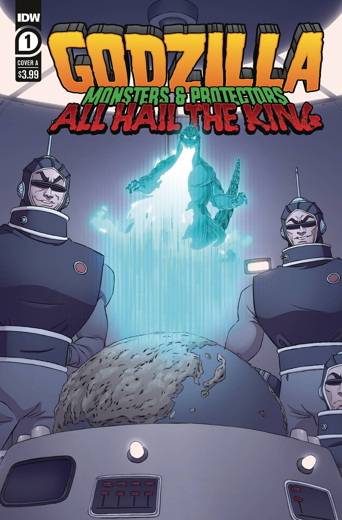 GODZILLA MONSTERS & PROTECTORS ALL HAIL KING #1 CVR A SCHOEN 2022 Godzilla IDW Publishing   