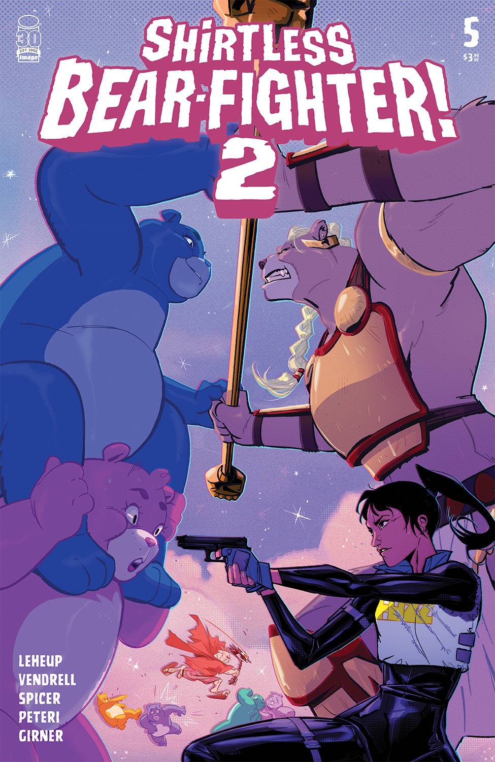 SHIRTLESS BEAR-FIGHTER 2 #5 (OF 7) CVR B GIFFORD 2022 Shirtless Bear-Fighter IMAGE COMICS