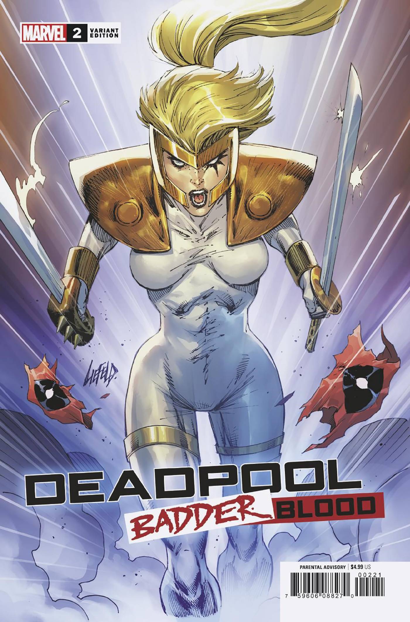 DEADPOOL BADDER BLOOD #2 ROB LIEFELD VARIANT 2023 Deadpool MARVEL COMICS   