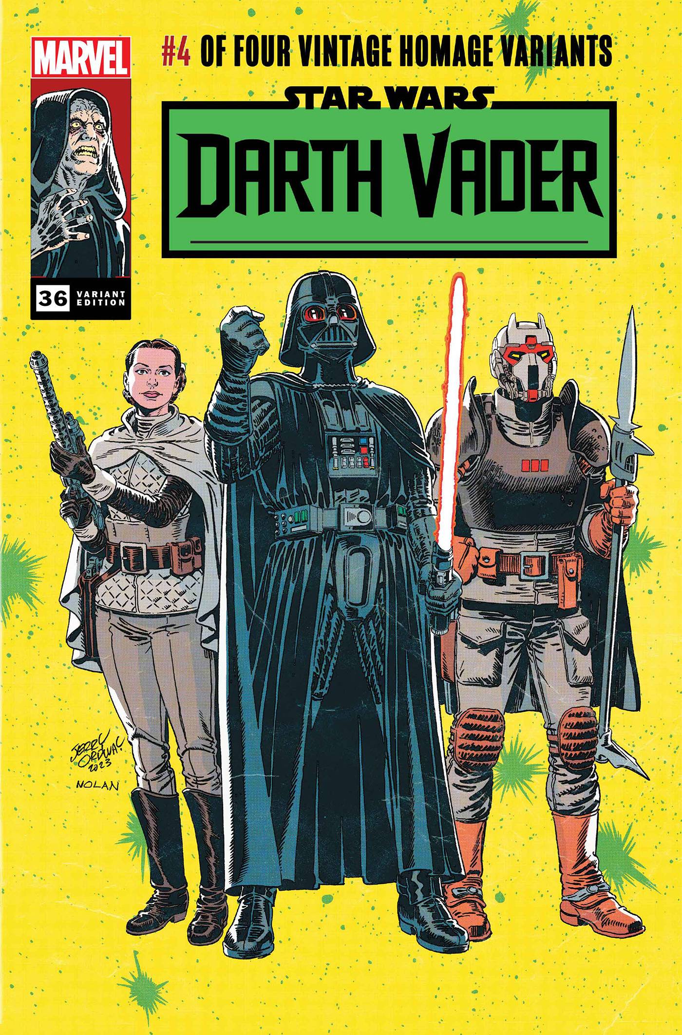 STAR WARS DARTH VADER #36 JERRY ORDWAY CLASSIC TRADE DRESS VARIANT 2023 Star Wars Darth Vader MARVEL COMICS
