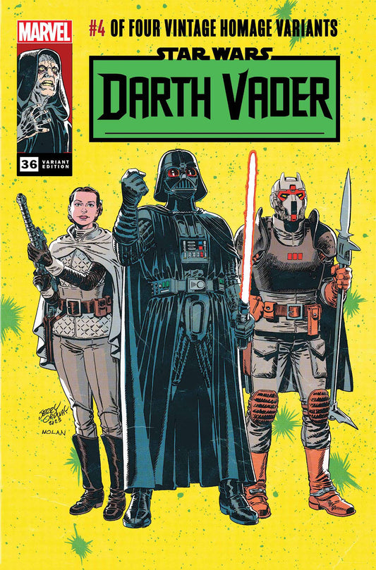 STAR WARS DARTH VADER #36 JERRY ORDWAY CLASSIC TRADE DRESS VARIANT 2023 Star Wars Darth Vader MARVEL COMICS
