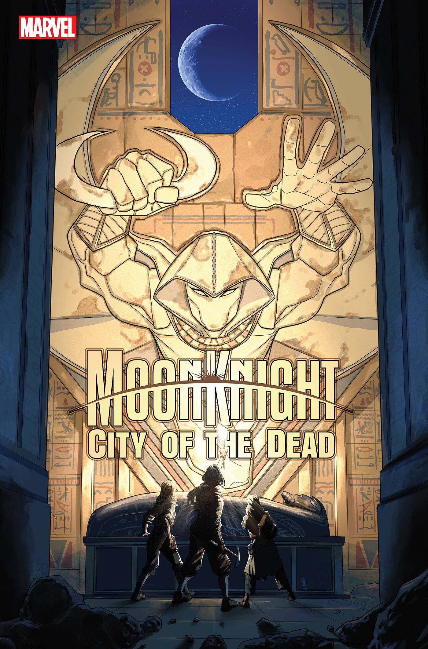 MOON KNIGHT CITY OF THE DEAD #1 WOOD 1:50 VARIANT 2023 Moon Knight MARVEL COMICS   