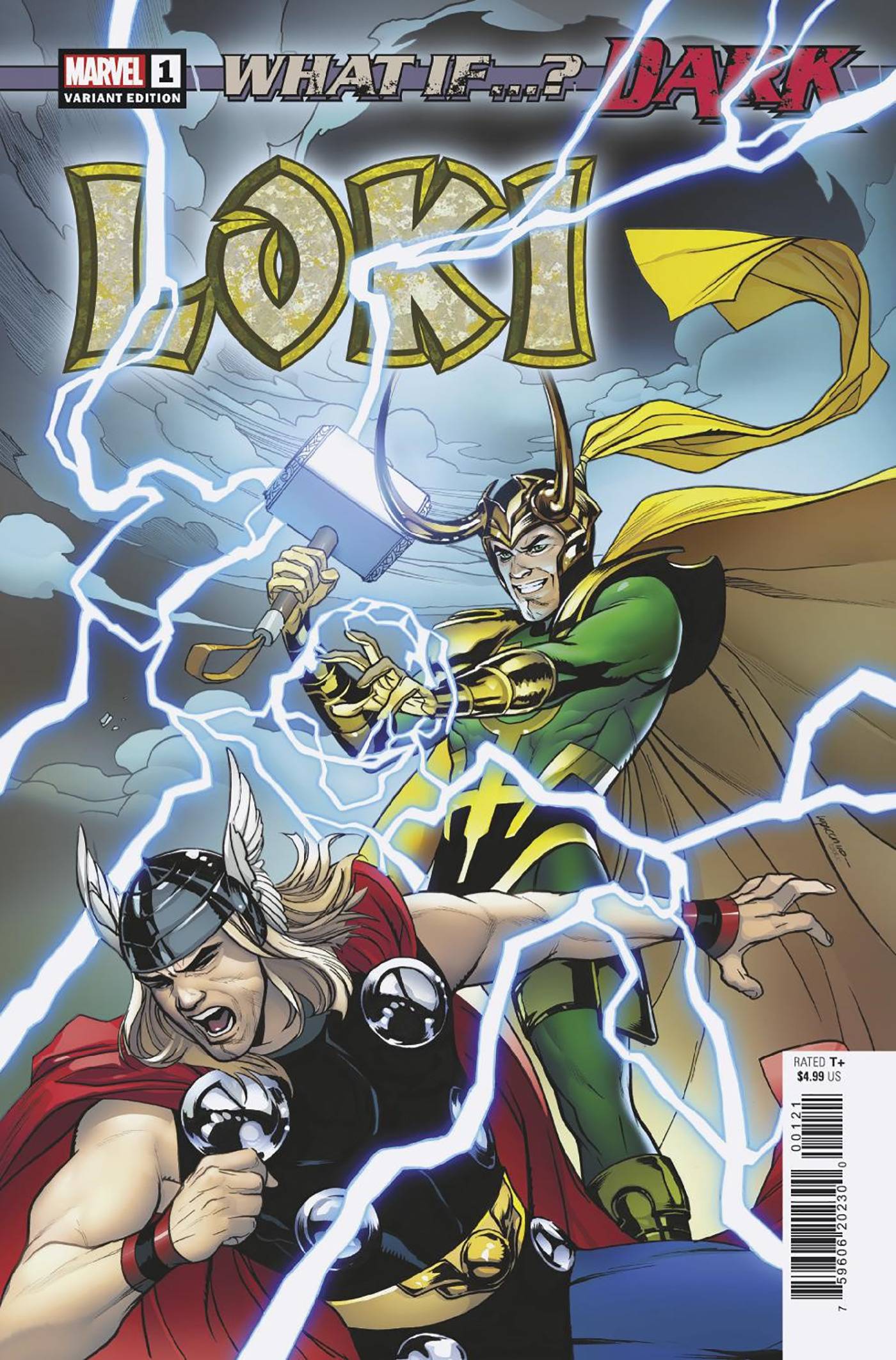 WHAT IF? DARK LOKI #1 EMA LUPACCHINO VARIANT 2023 Loki MARVEL COMICS   