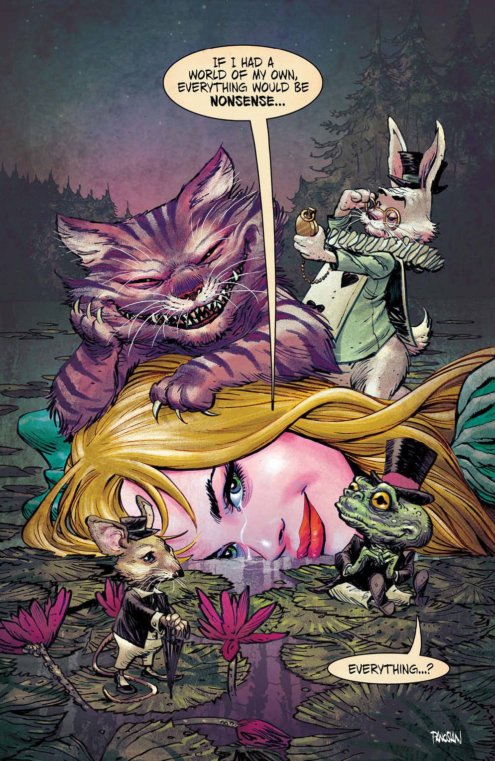ALICE NEVER AFTER #1 (OF 5) CVR G UNLOCKABLE PANOSIAN (MR) 2023 BOOM! STUDIOS