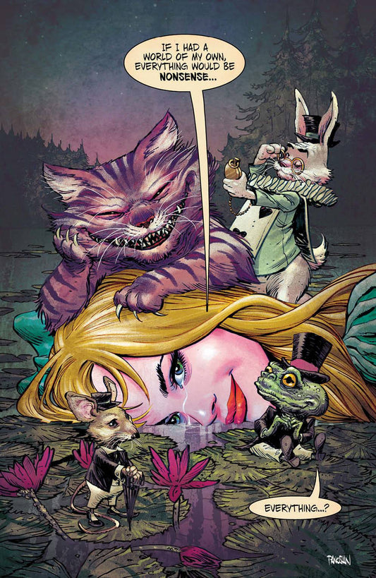 ALICE NEVER AFTER #1 (OF 5) CVR G UNLOCKABLE PANOSIAN (MR) 2023 BOOM! STUDIOS