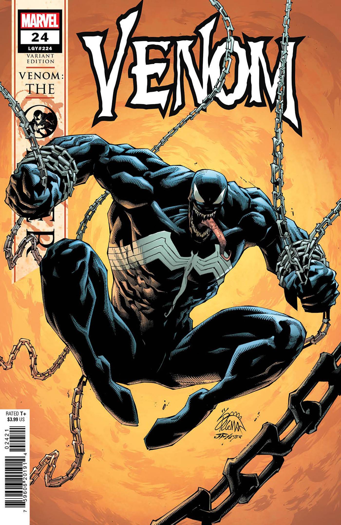 VENOM #24 RYAN STEGMAN VENOM OTHER VARIANT 2023 Venom MARVEL PRH   