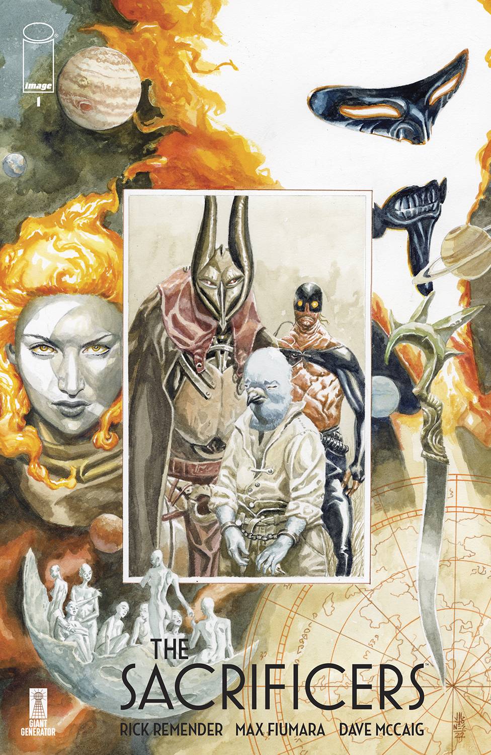 SACRIFICERS #1 JG JONES 1:25 VARIANT 2023  IMAGE COMICS   