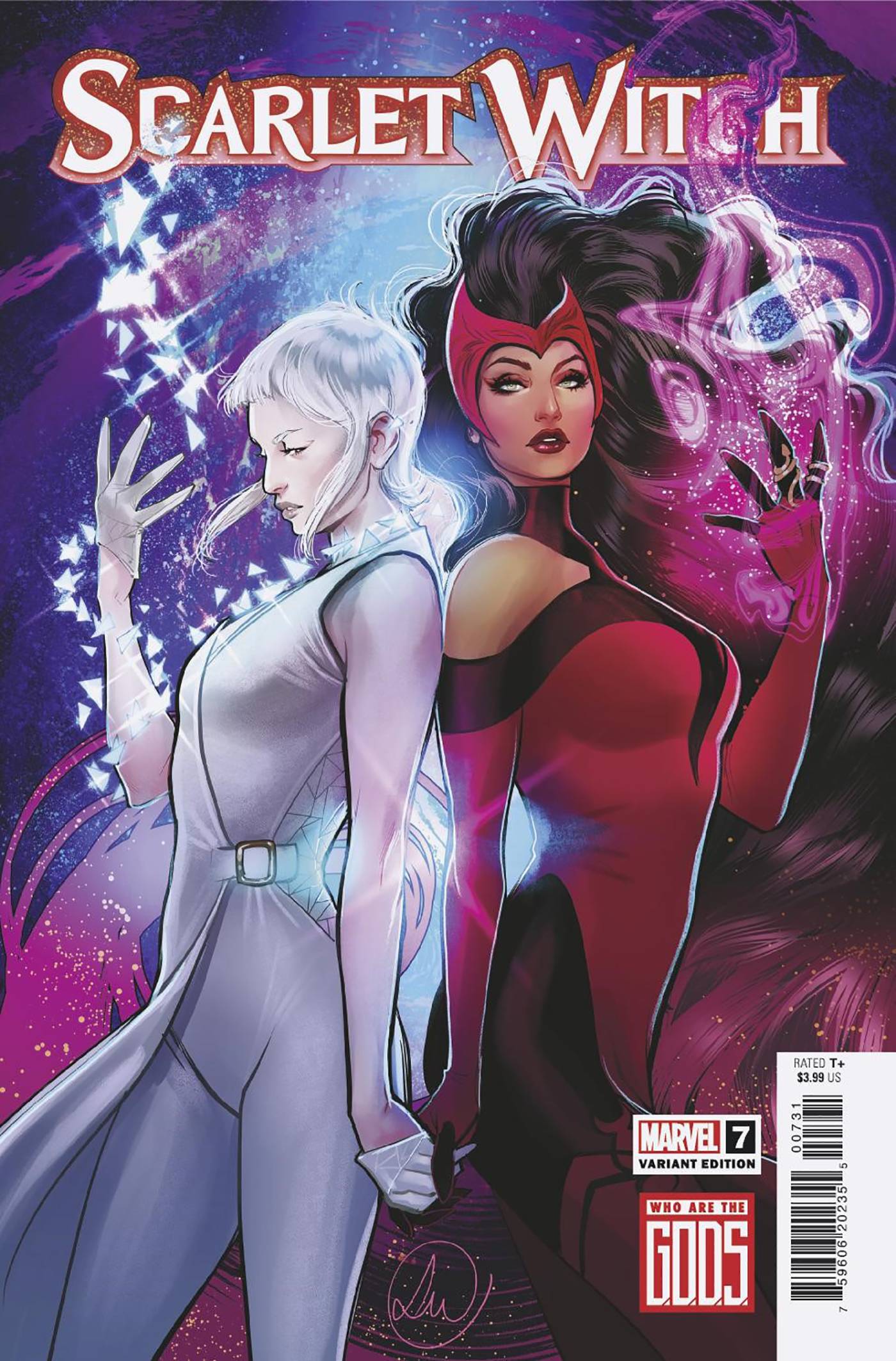 SCARLET WITCH #7 LUCAS WERNECK GODS VARIANT 2023 (1ST APP HEXFINDER) Scarlet Witch MARVEL COMICS   