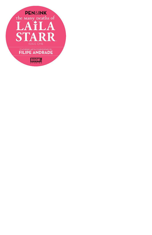 MANY DEATHS OF LAILA STARR PEN & INK #1 CVR C BLANK SKETCH VARIANT 2023  BOOM! STUDIOS   