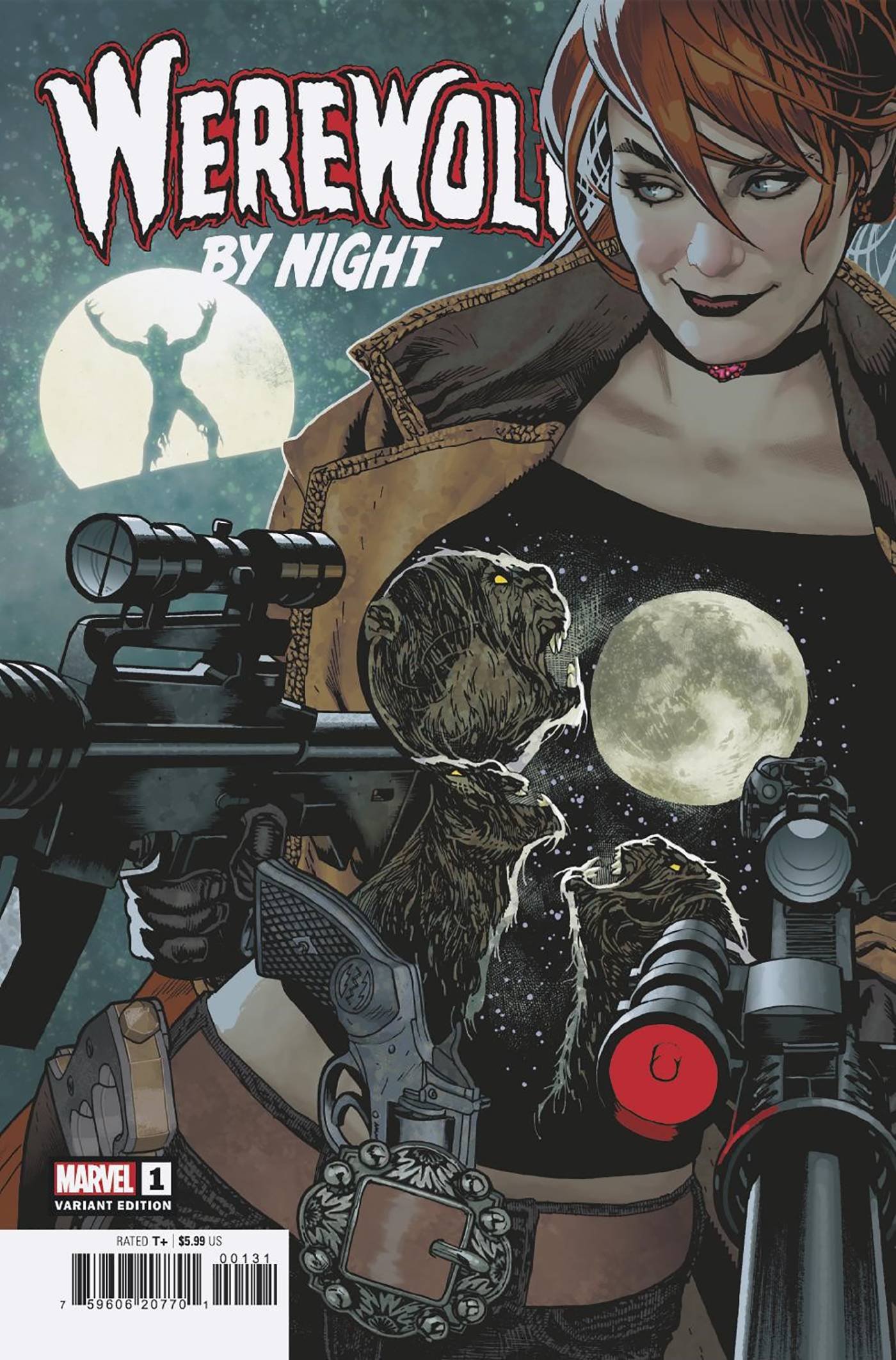 WEREWOLF BY NIGHT #1 ADAM HUGHES VARIANT 2023 Werewolf by Night MARVEL PRH   