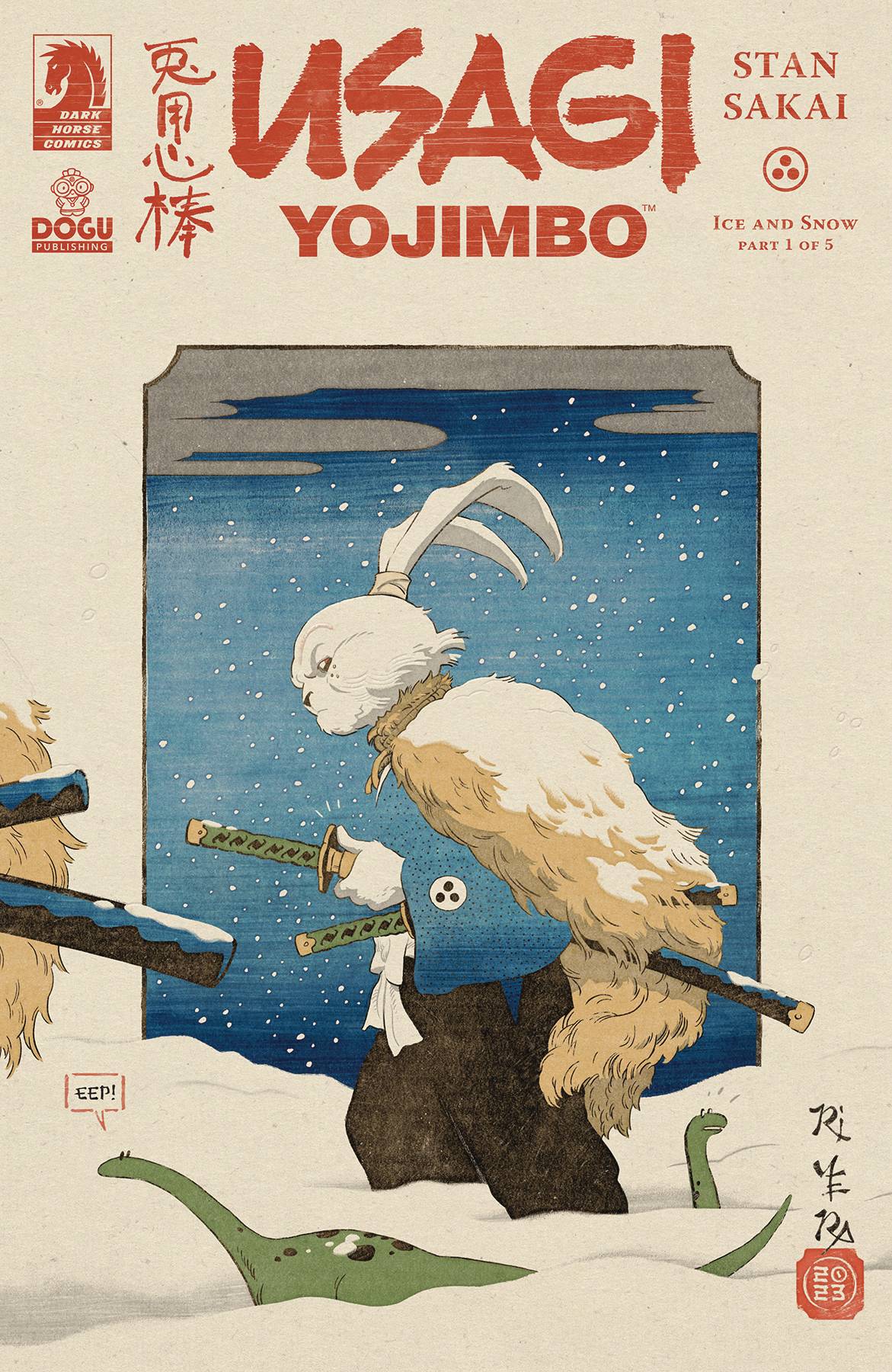 USAGI YOJIMBO ICE & SNOW #1 RIVERA 1:25 VARIANT 2023 Usagi Yojimbo DARK HORSE PRH   