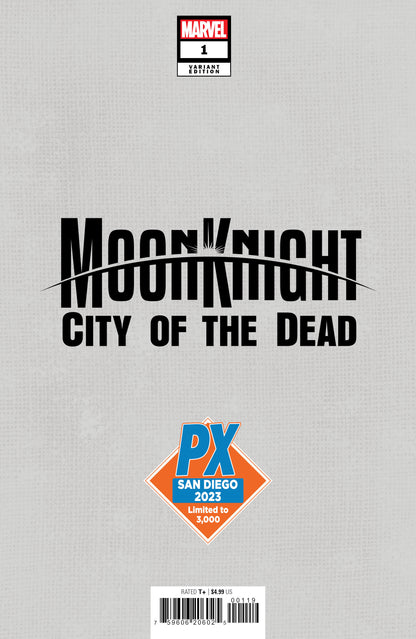 MOON KNIGHT CITY OF THE DEAD #1 SDCC PX EXCLUSIVE VARIANT 2023 Ms Marvel MARVEL COMICS   