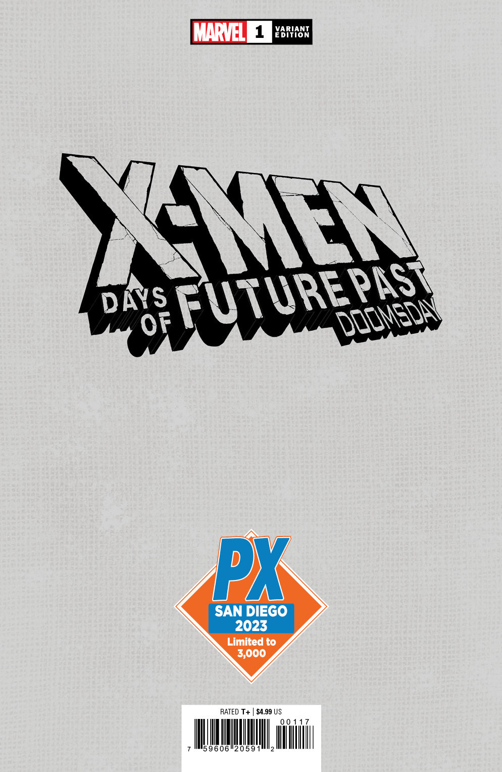 X-MEN DAYS OF FUTURE PAST DOOMSDAY #1 SDCC PX EXCLUSIVE VARIANT 2023 X-Men MARVEL COMICS   