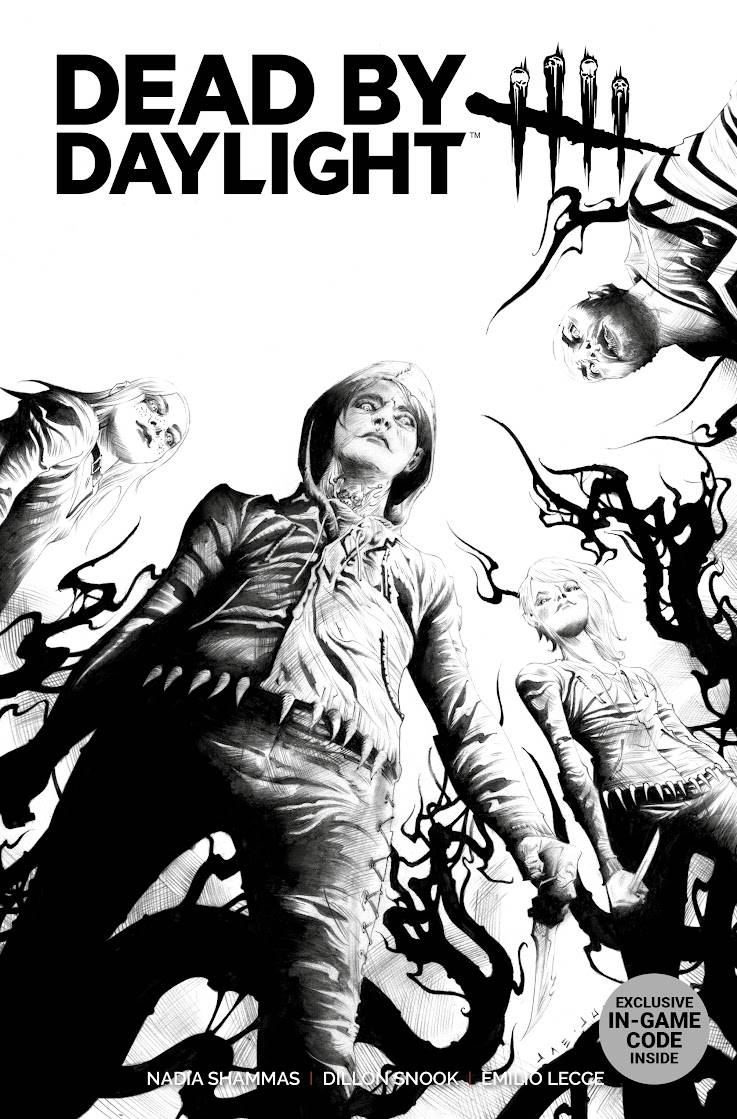 DEAD BY DAYLIGHT #1 (OF 4) JAE LEE 2ND PRINT B&W VARIANT 2023