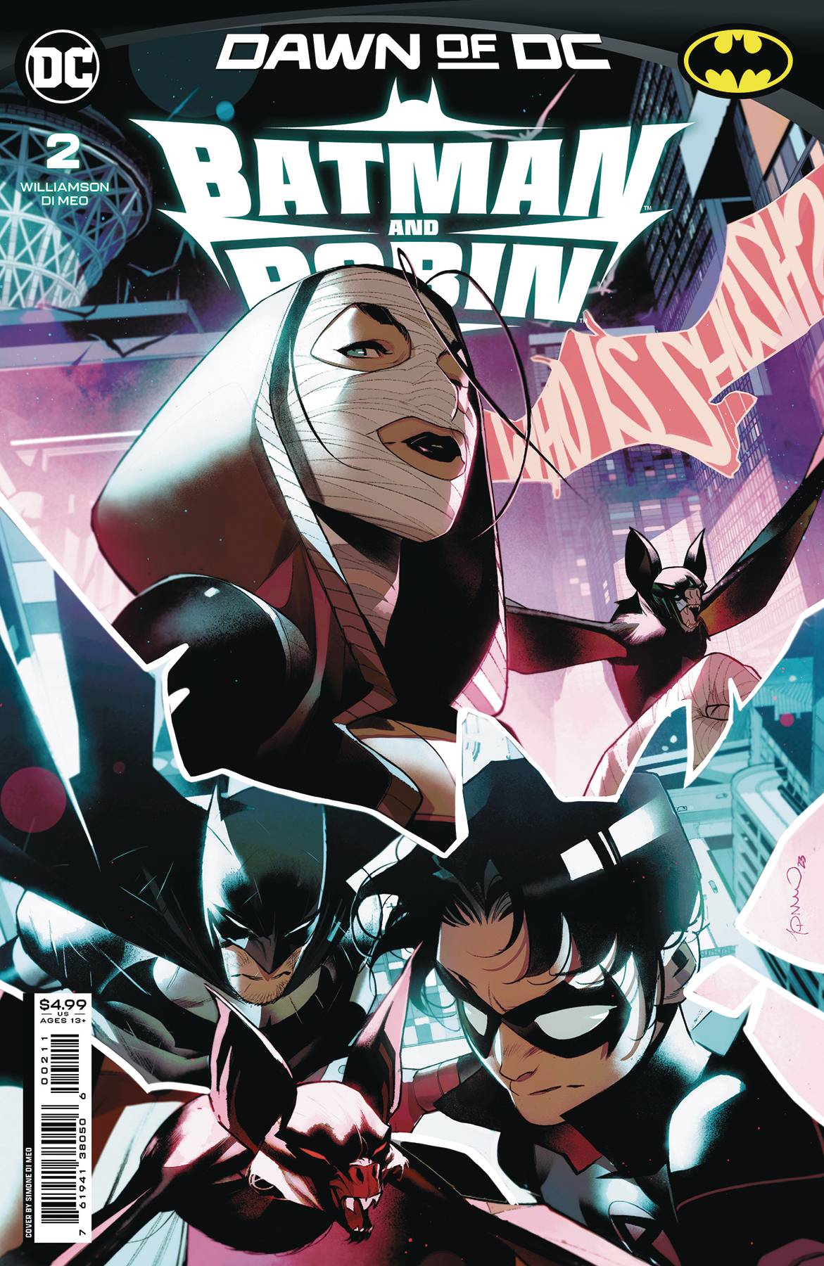 BATMAN AND ROBIN #2 CVR A SIMONE DI MEO 2023 Batman and Robin DC COMICS