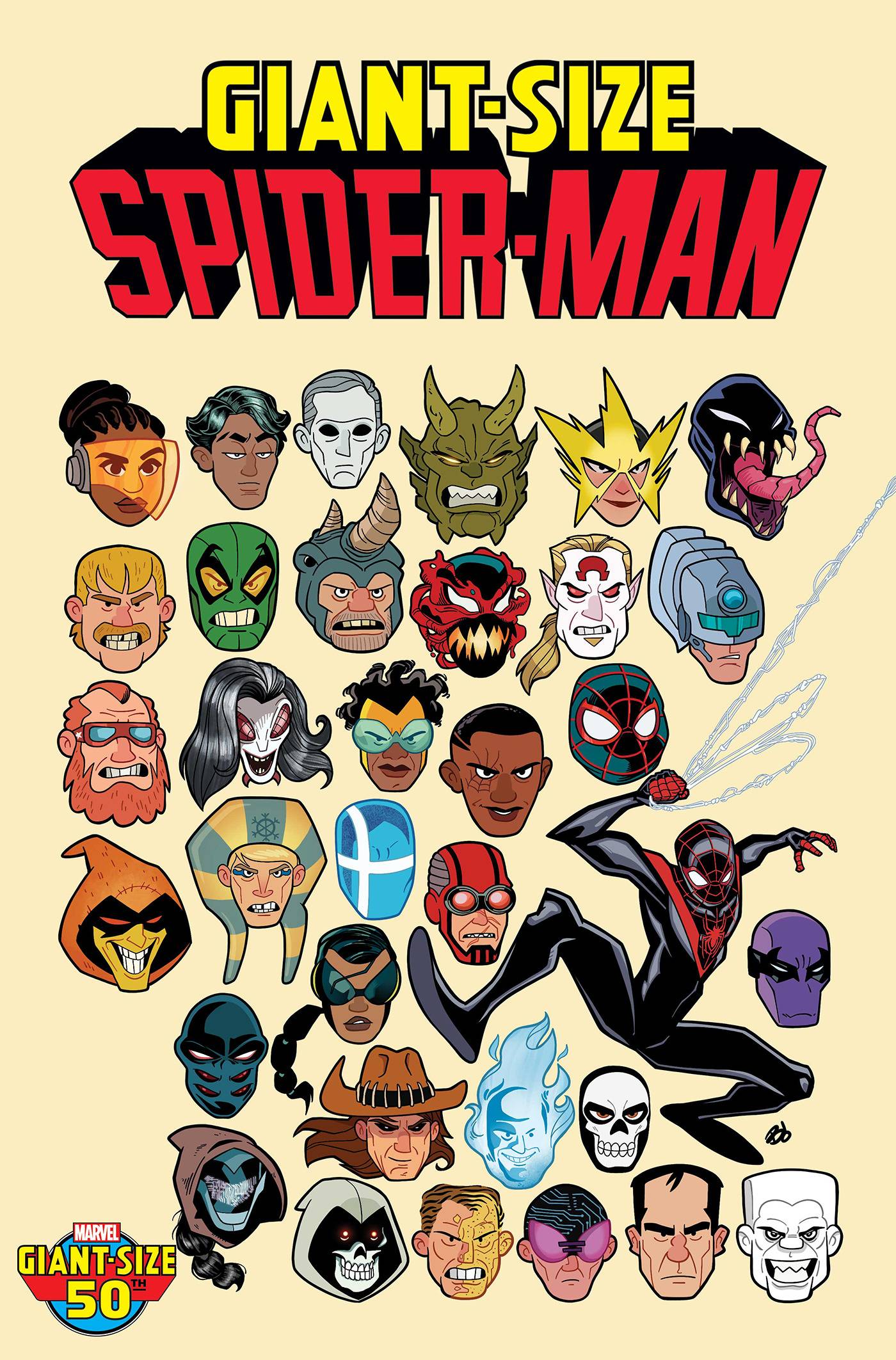 GIANT-SIZE SPIDER-MAN #1 DAVE BARDIN DEADLY FOES VARIANT 2024 Spider-Man MARVEL PRH