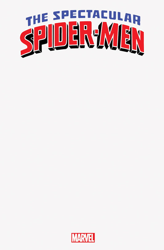 SPECTACULAR SPIDER-MEN #1 BLANK COVER VARIANT 2024