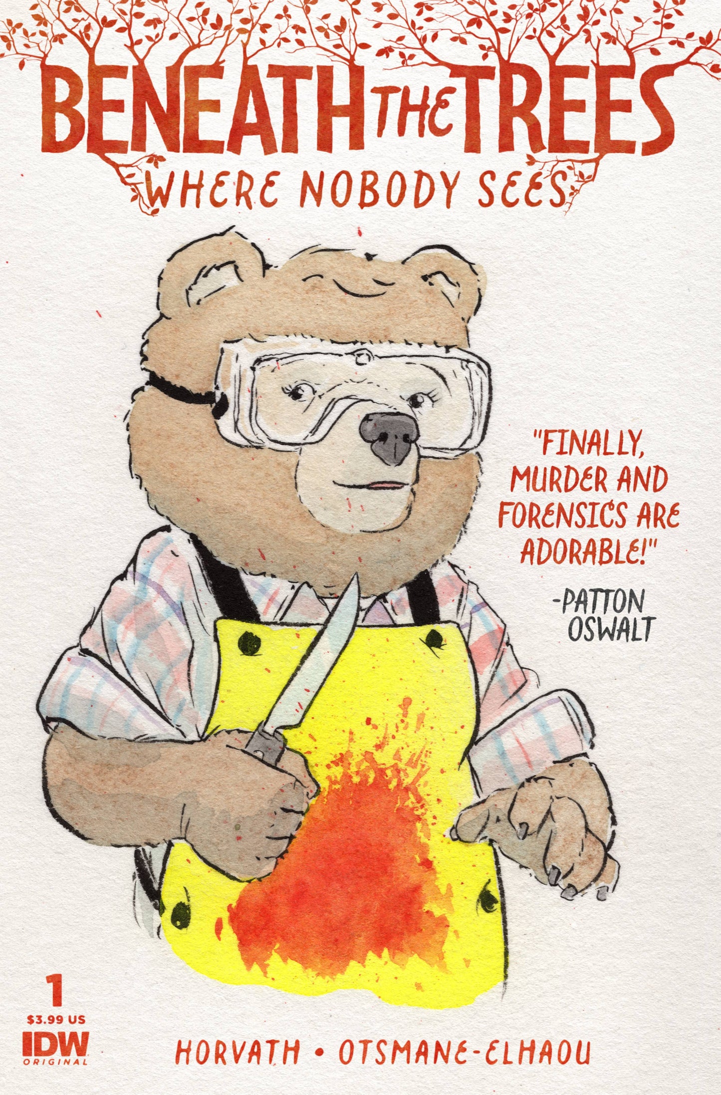 BENEATH TREES WHERE NOBODY SEES #1 2ND PRINT VARIANT 2023  IDW-PRH   