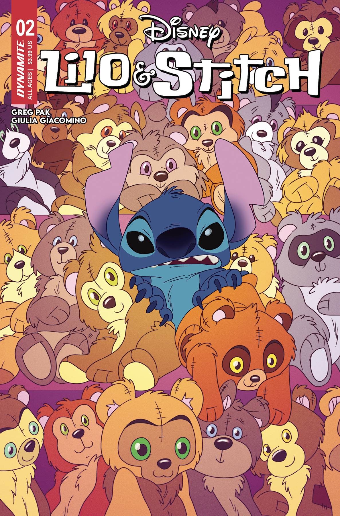 LILO & STITCH #2 CVR B FORSTNER 2024 Disney DYNAMITE   