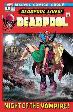 DEADPOOL #1 JAVIER GARRON VAMPIRE VARIANT 2024 Deadpool MARVEL PRH   