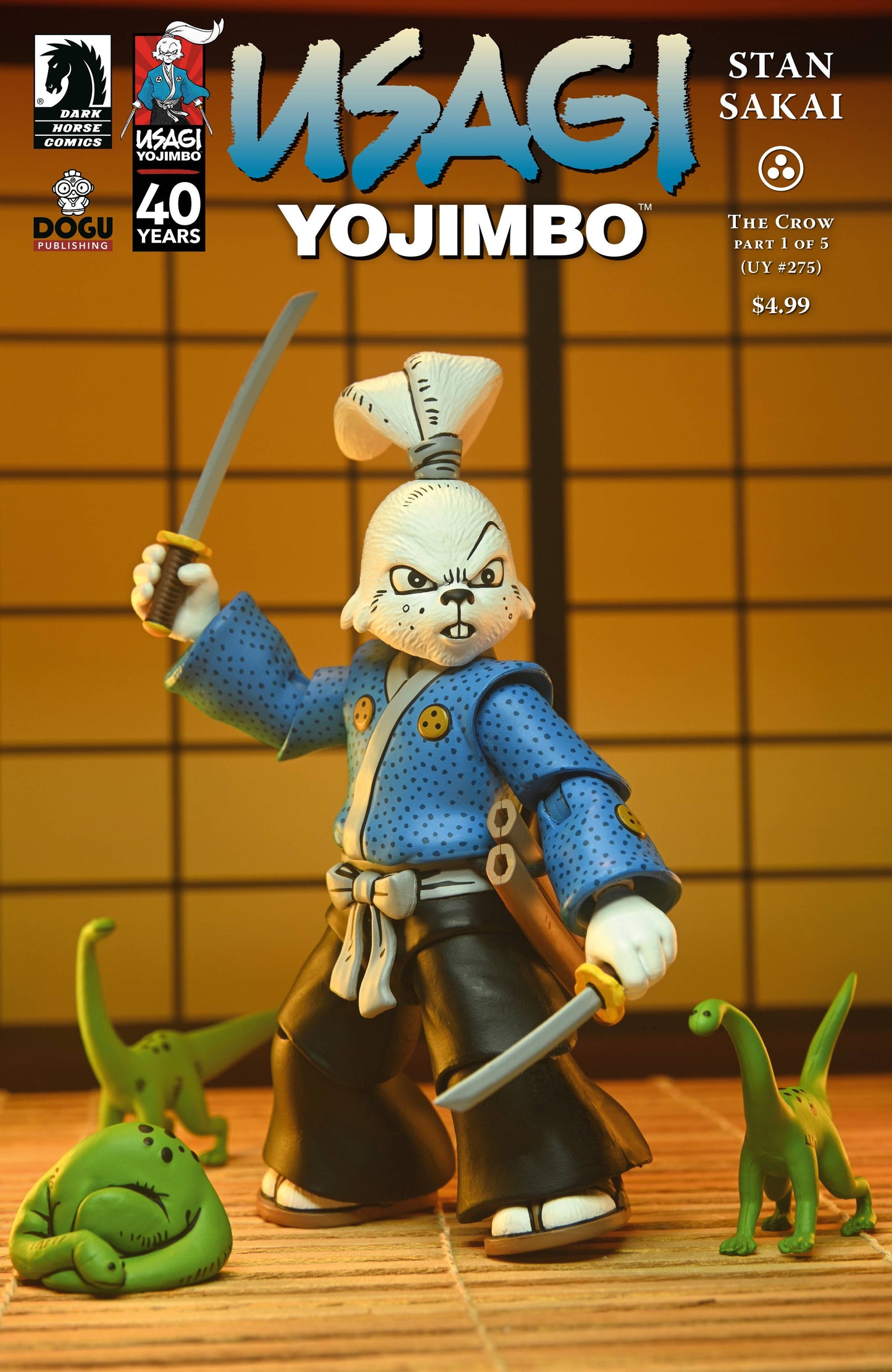 USAGI YOJIMBO CROW #1 CVR B 1:10 ACTION FIGURE VARIANT 2024 Usagi Yojimbo DARK HORSE PRH   