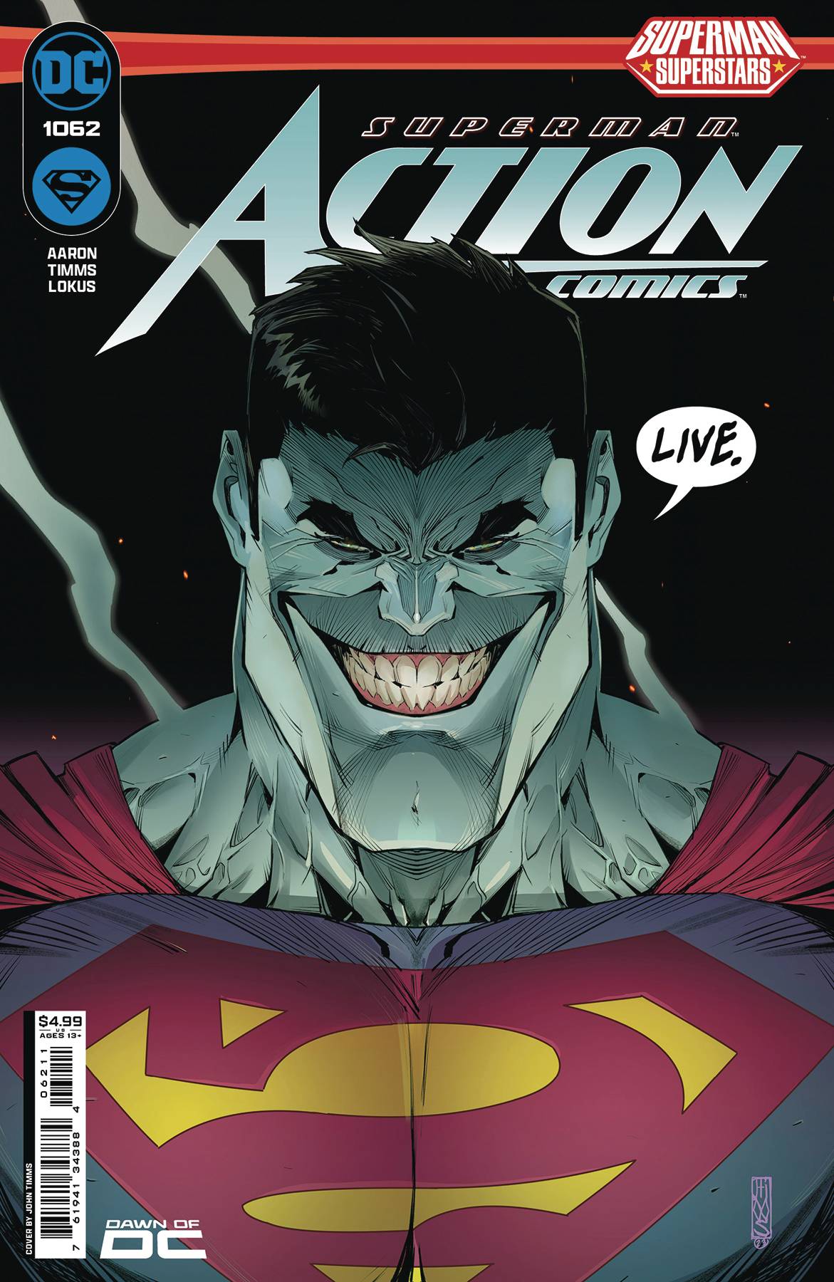 ACTION COMICS #1062 CVR A JOHN TIMMS 2024 Action Comics DC COMICS