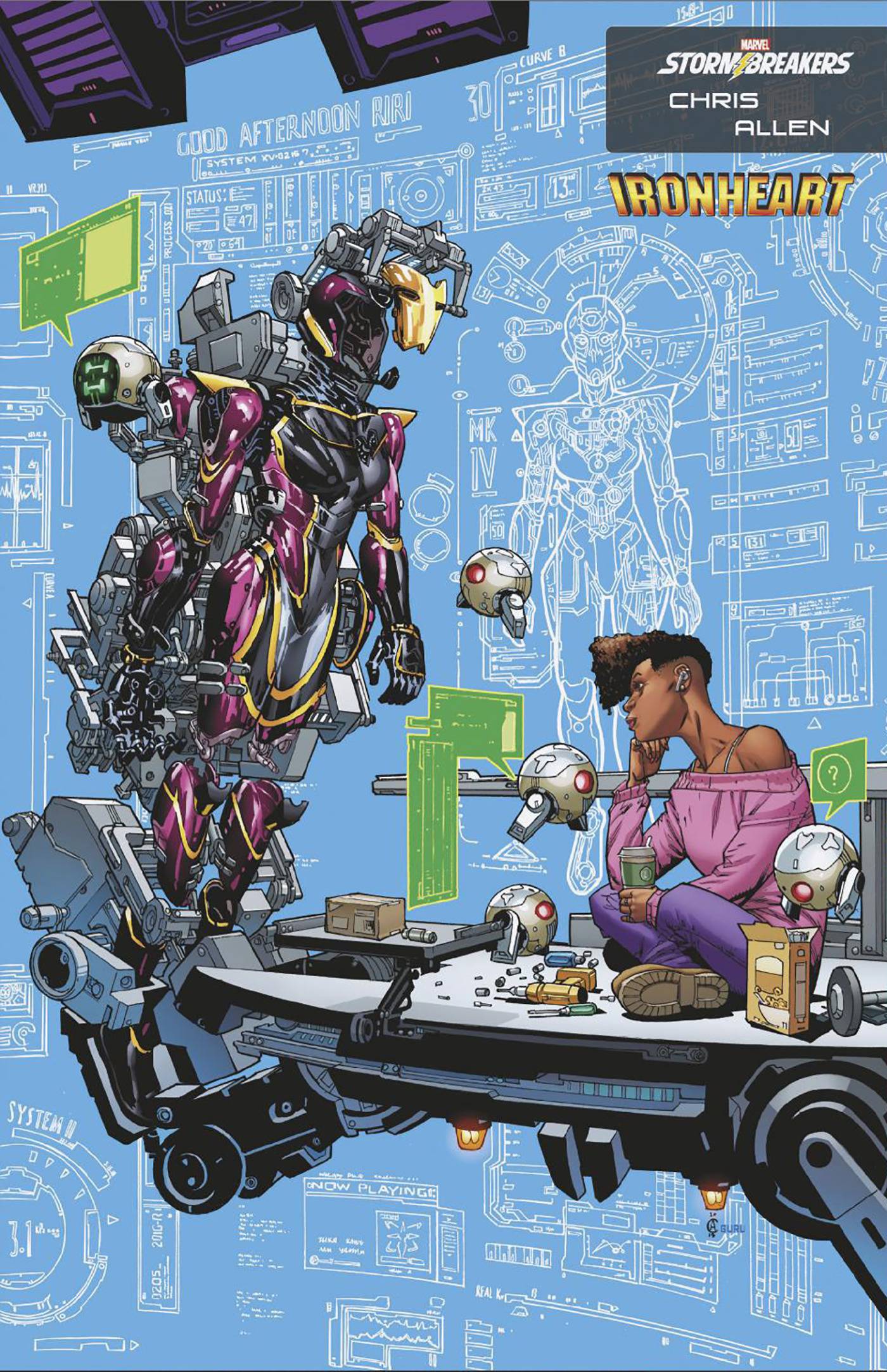 INVINCIBLE IRON MAN #16 CHRIS ALLEN STORMBREAKERS VARIANT 2024 Iron Man MARVEL PRH