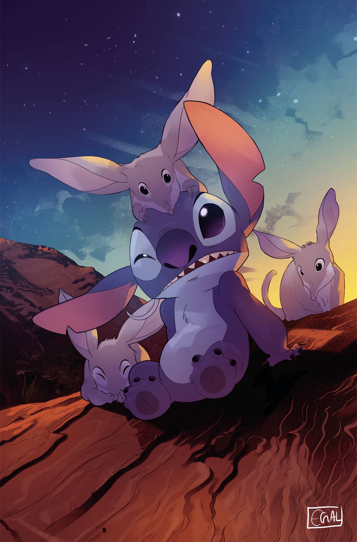 LILO & STITCH #3 CVR F 1:10 GALMON VIRGIN VARIANT 2024 Disney DYNAMITE
