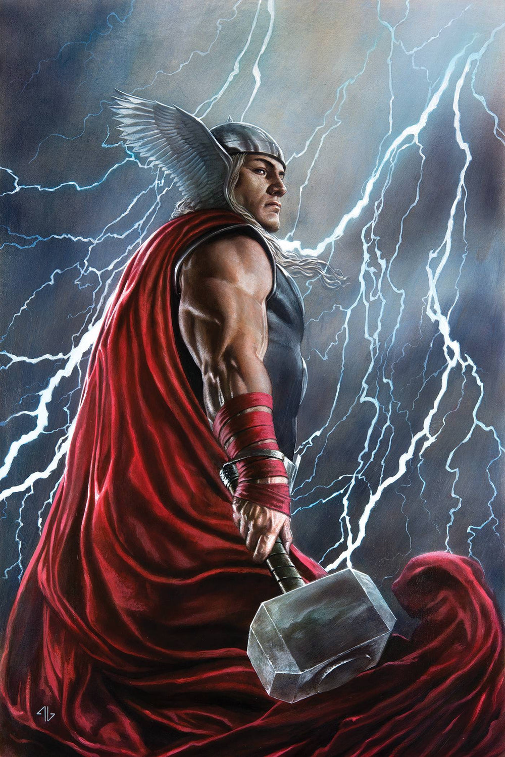 Roxxon Presents Thor #1 Adi Granov 1:50 Virgin Variant virgin cover by Adi Granov