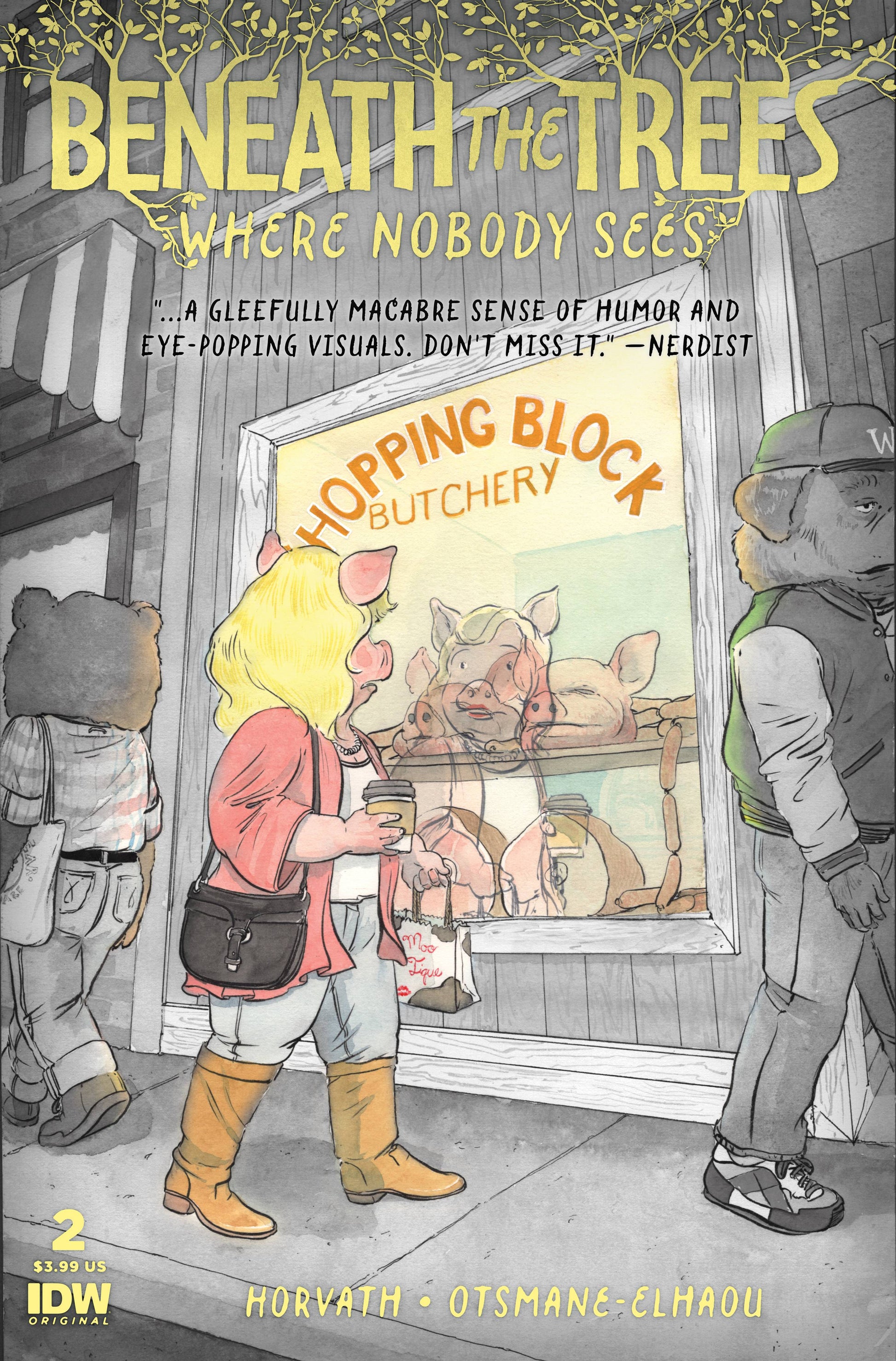 BENEATH TREES WHERE NOBODY SEES #2 2ND PRINT VARIANT 2024 IDW-PRH