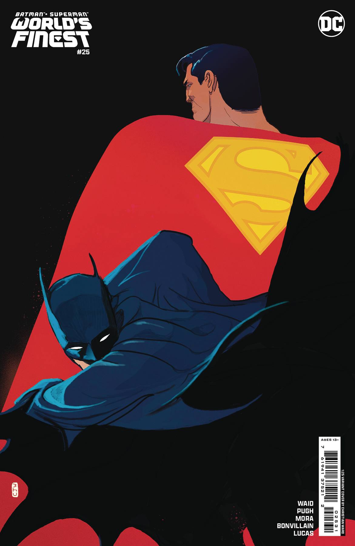 BATMAN SUPERMAN WORLDS FINEST #25 WARD 1:25 VARIANT 2024 Worlds Finest DC COMICS   