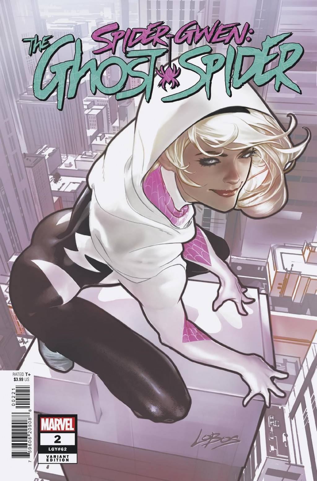 SPIDER-GWEN GHOST-SPIDER #2 PABLO VILLALOBOS VARIANT 2024 Spider-Gwen MARVEL COMICS   