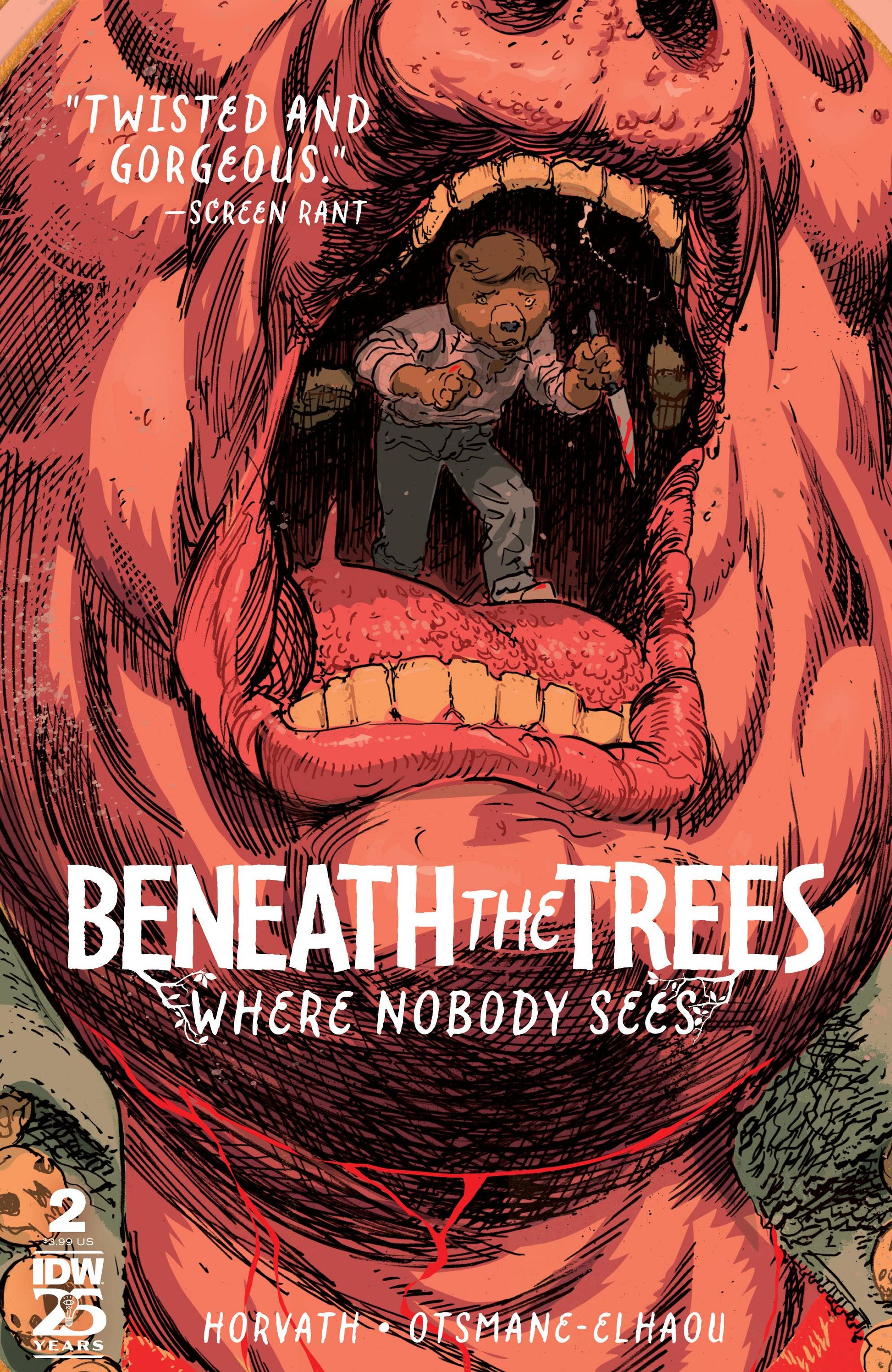 BENEATH TREES WHERE NOBODY SEES #2 3RD PRINT VARIANT 2024 IDW-PRH