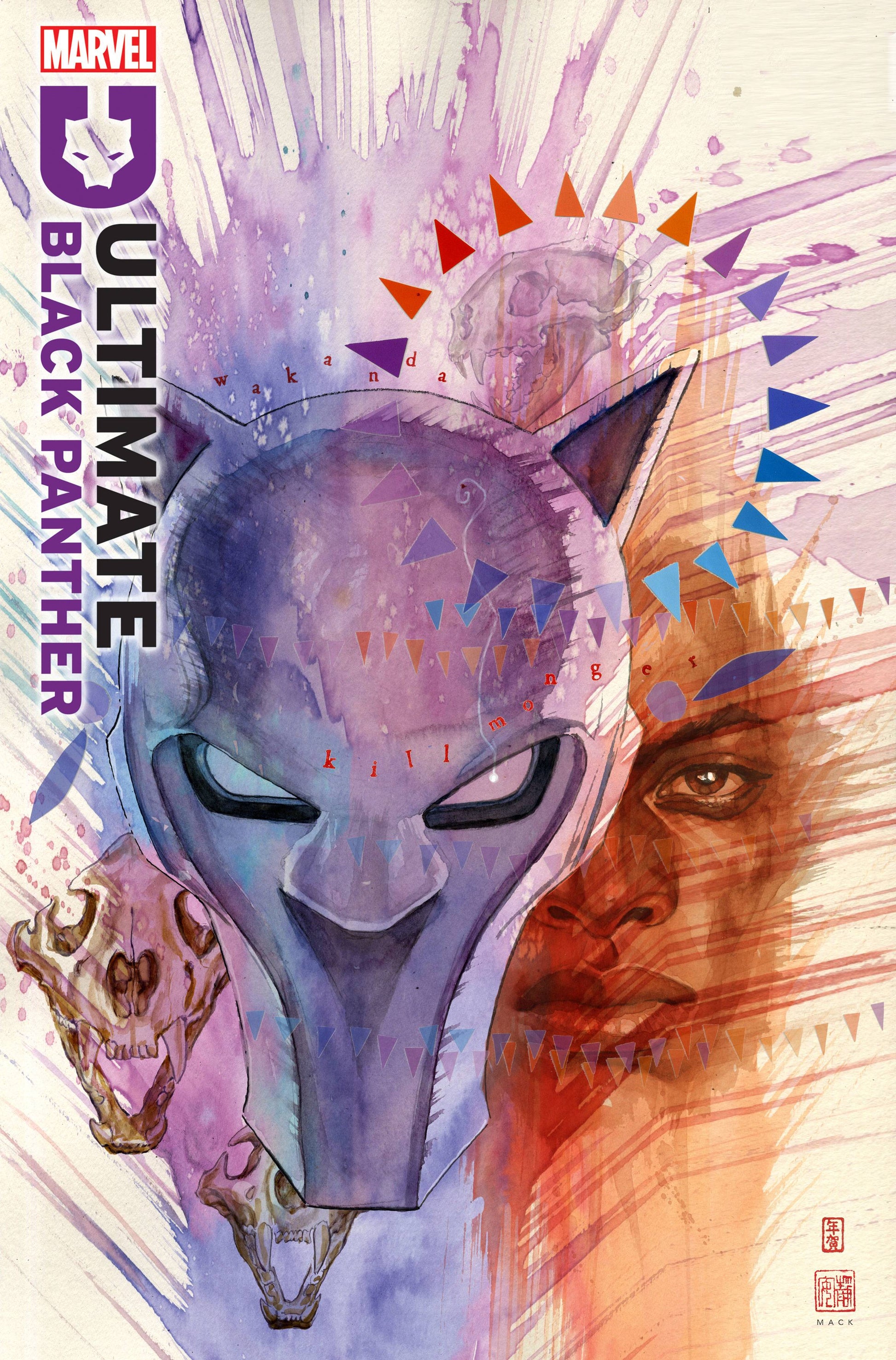 ULTIMATE BLACK PANTHER #6 DAVID MACK 1:25 VARIANT Ultimate Black Panther MARVEL COMICS
