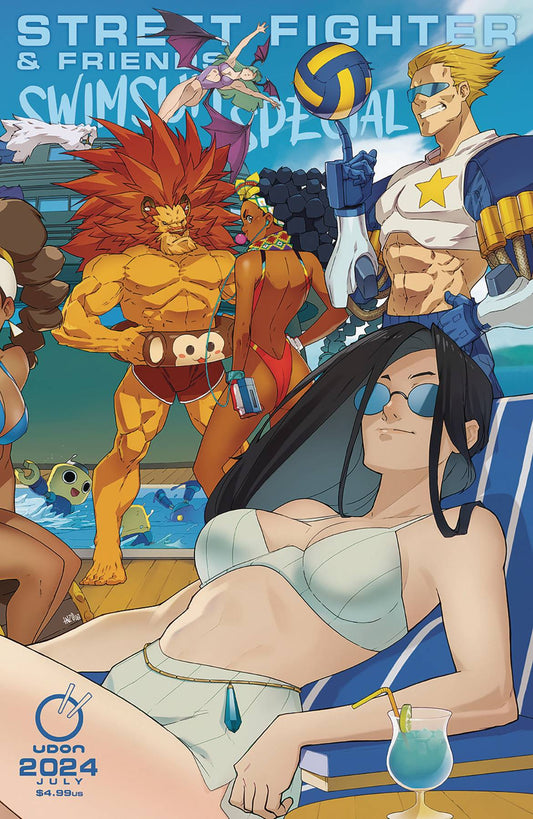 07/31/2024 2024 STREET FIGHTER & FRIENDS SWIMSUIT SPECIAL #1 1:5 VARIANT  UDON ENTERTAINMENT INC   