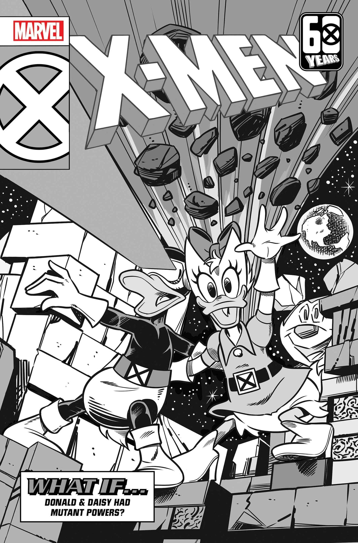 AMAZING SPIDER-MAN #55 DONALD SOFFRITTI DISNEY WHAT IF B&W 1:100 VARIANT 2024 Amazing Spider-Man MARVEL COMICS