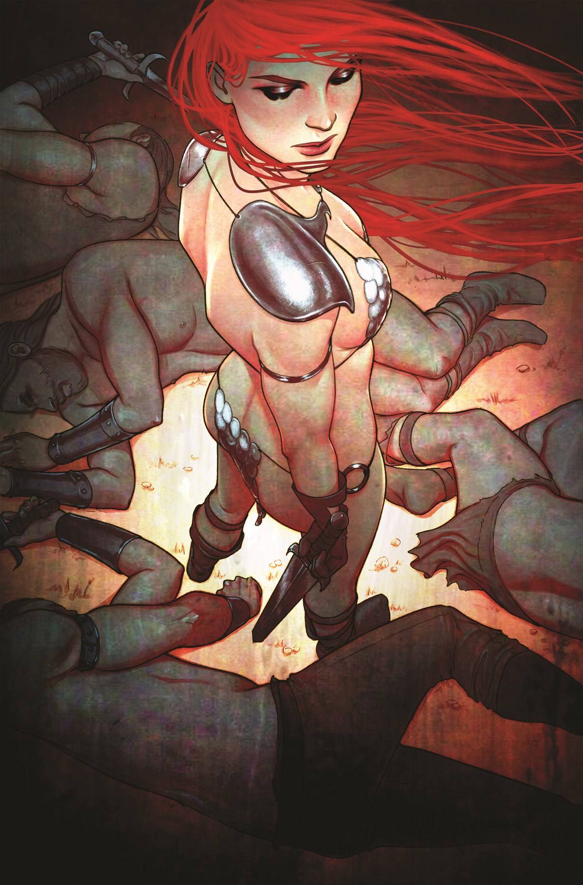 RED SONJA 2023 #11 1:15 FRISON MODERN ICON VIRGIN VARIANT 2024 Red Sonja DYNAMITE   