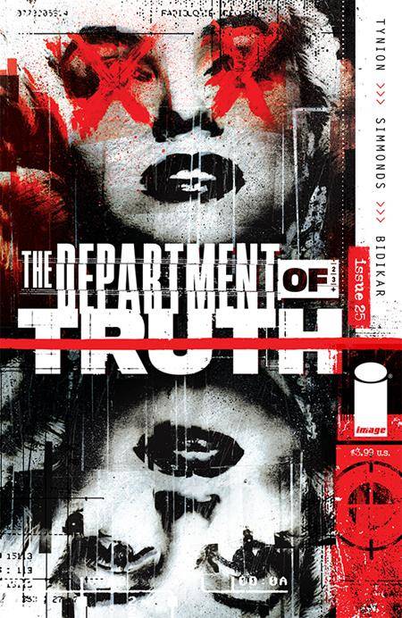 DEPARTMENT OF TRUTH #25 SIMMONDS 1:10 VARIANT 2024 Department of Truth IMAGE COMICS   