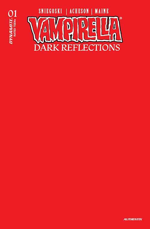 06/05/2024 VAMPIRELLA DARK REFLECTIONS #1 RED BLANK VARIANT Vampirella DYNAMITE   