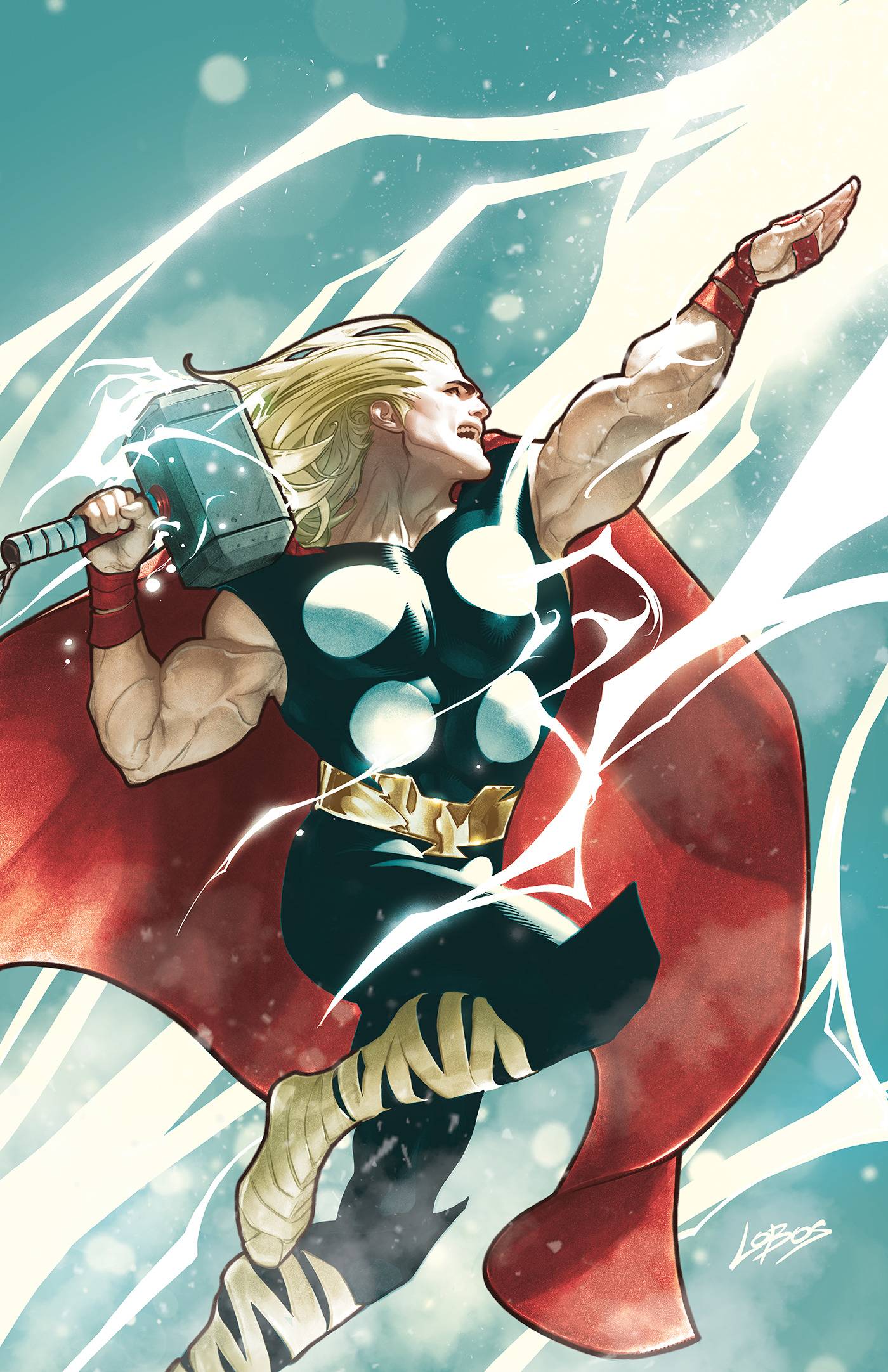IMMORTAL THOR #15 VILLALOBOS 1:50 VIRGIN VARIANT 2024 Thor MARVEL COMICS