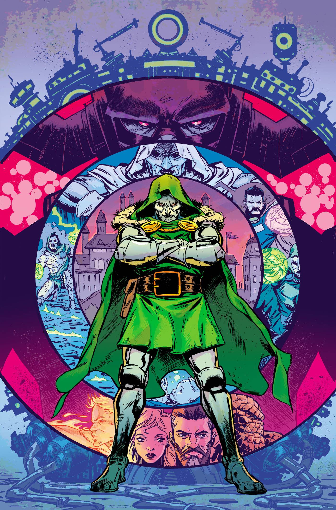 DOOM #1 SANFORD GREENE 2ND PRINT 1:25 VIRGIN VARIANT 2024 Doctor Doom MARVEL PRH