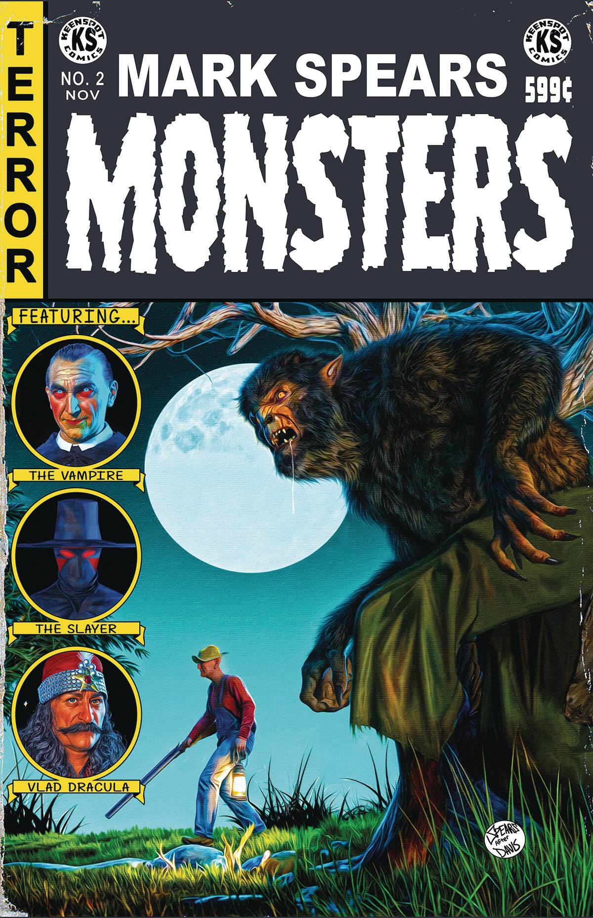 11/20/2024 MARK SPEARS MONSTERS #2 CVR D EC COMICS HOMAGE  UDON   